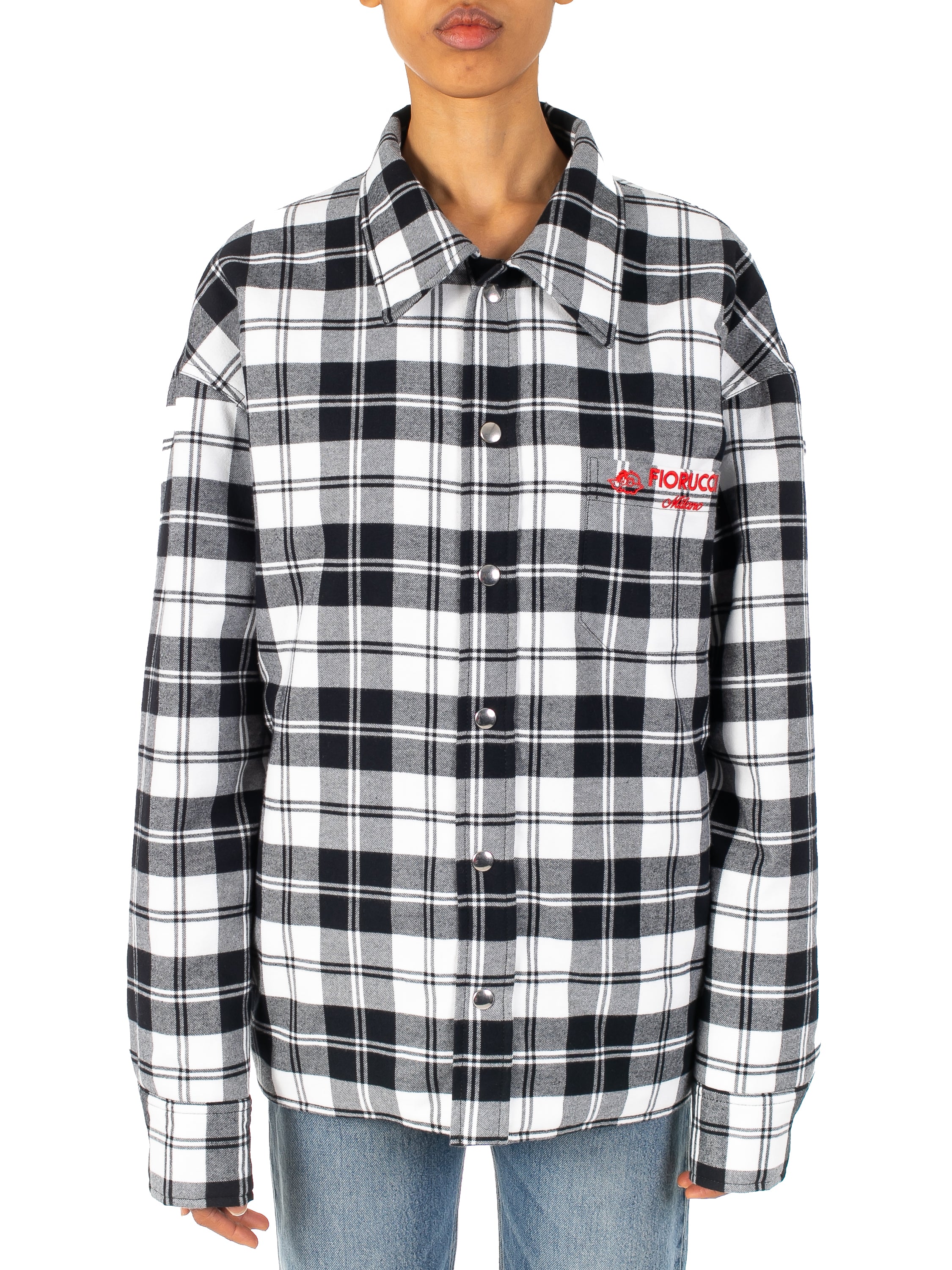 CHECK PADDED FLANNEL OVERSHIRT