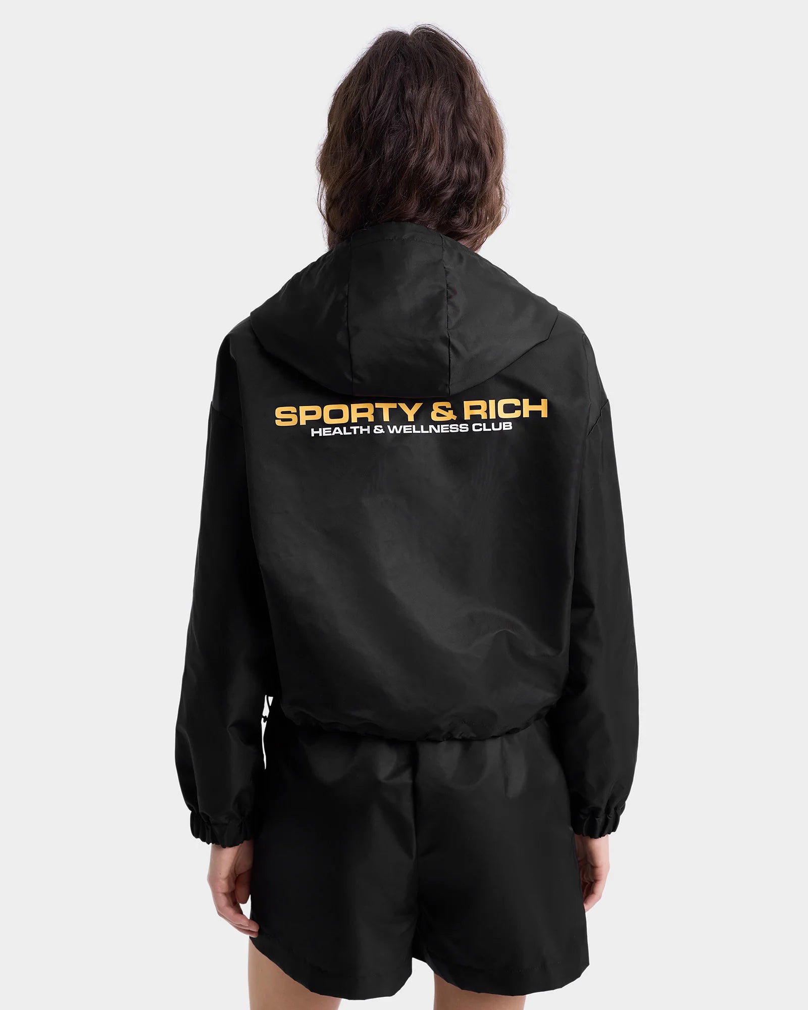BOLD HEALTH NYLON WINDBREAKER BLACK/GOLD
