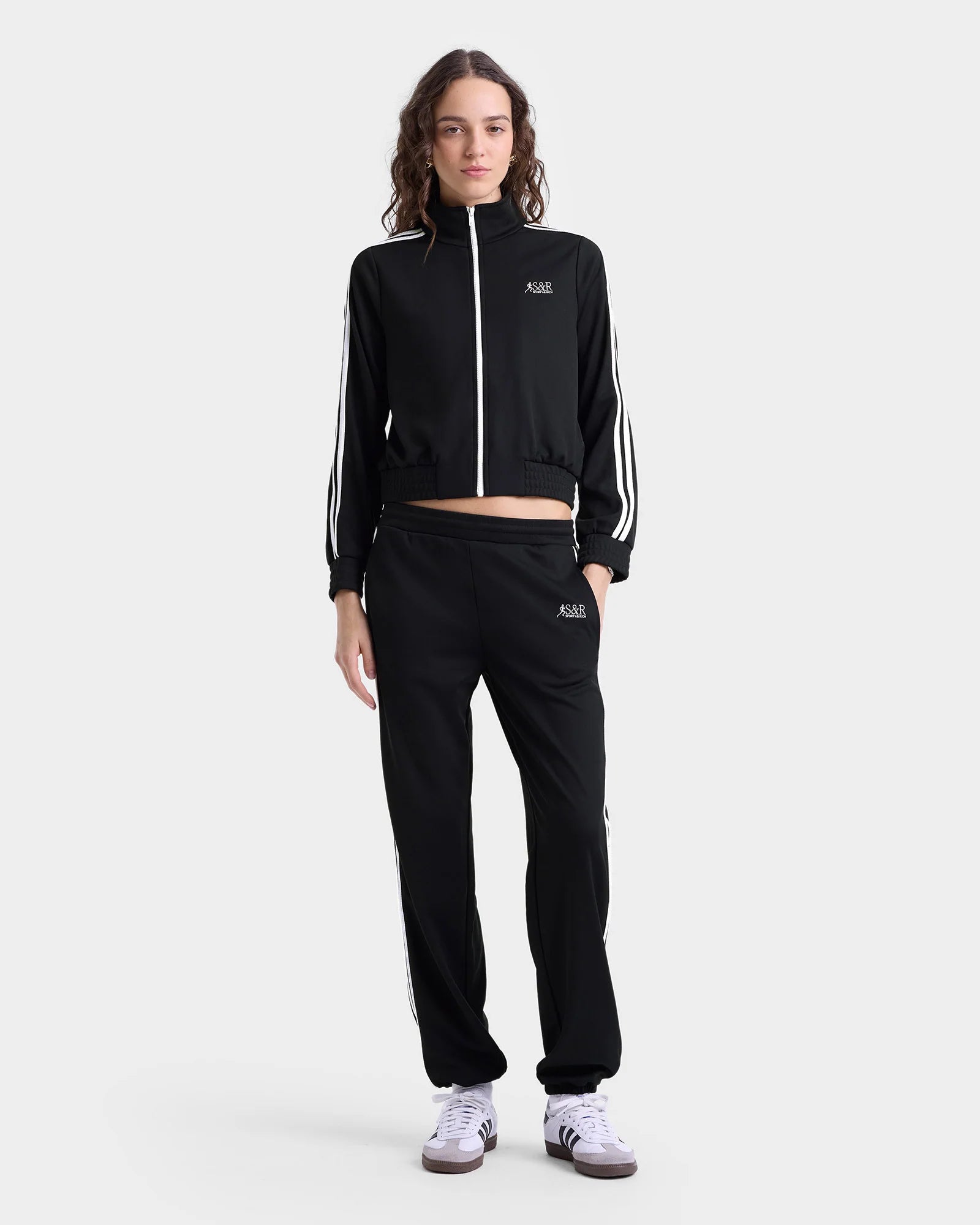 SR RUNNER 90S ELIO TRACK PANTS BLACK