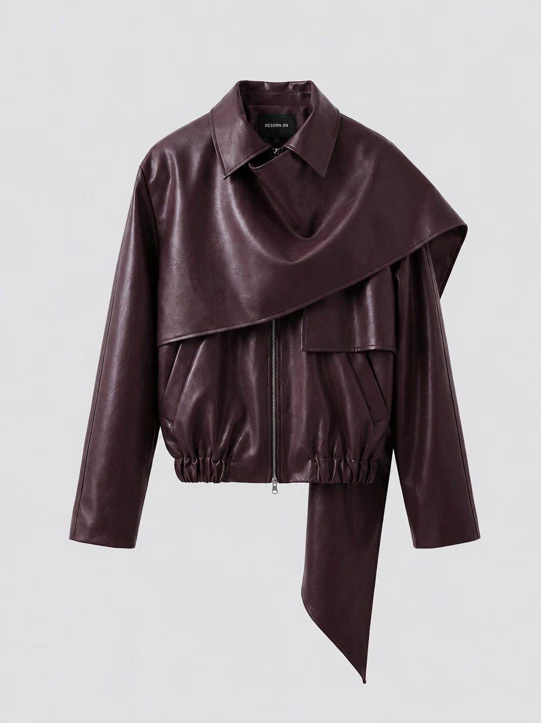 PRAGA JACKET IN BURGUNDY