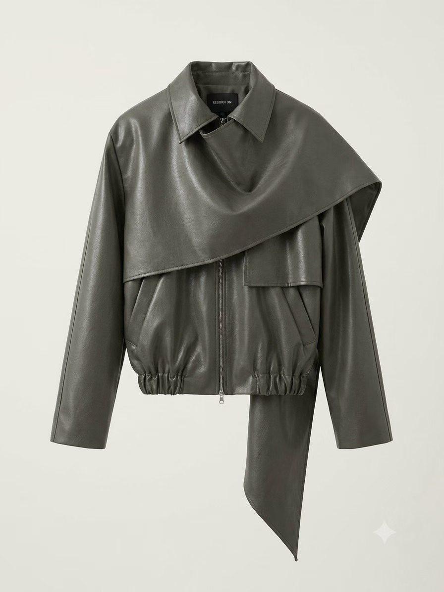 PRAGA JACKET IN CHARCOAL