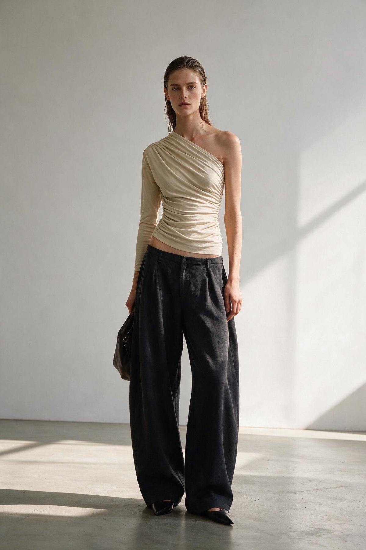 SIENA TOP IN BEIGE