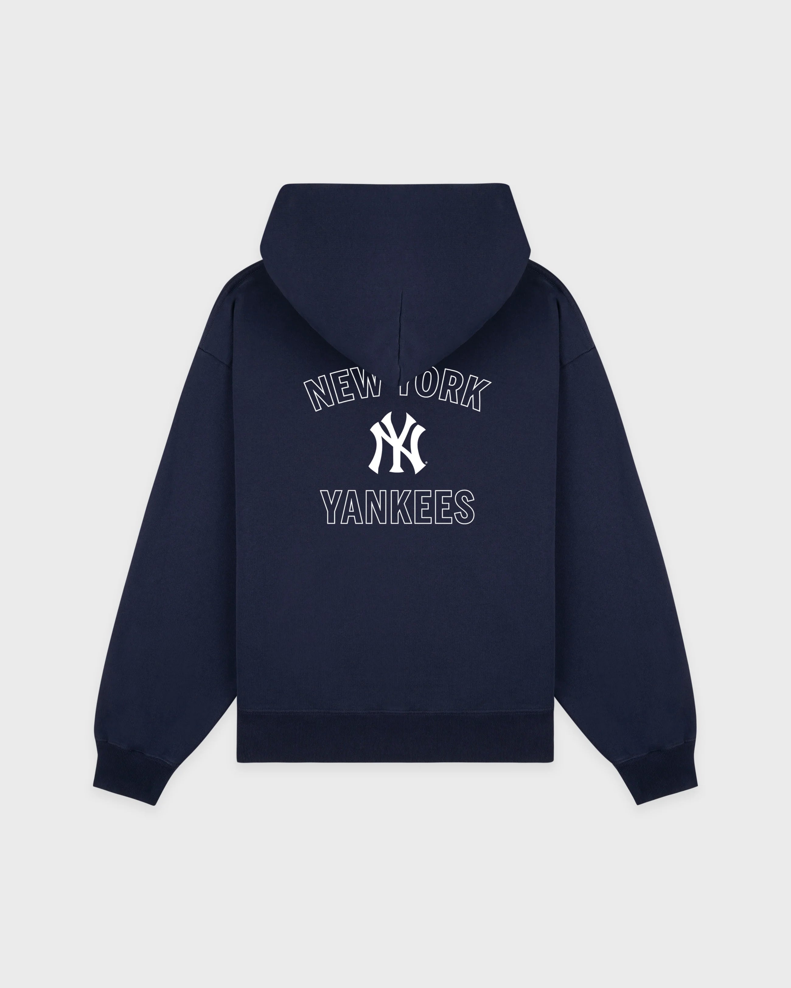 YANKEES CURVE HOODIE IN DARK NAVY