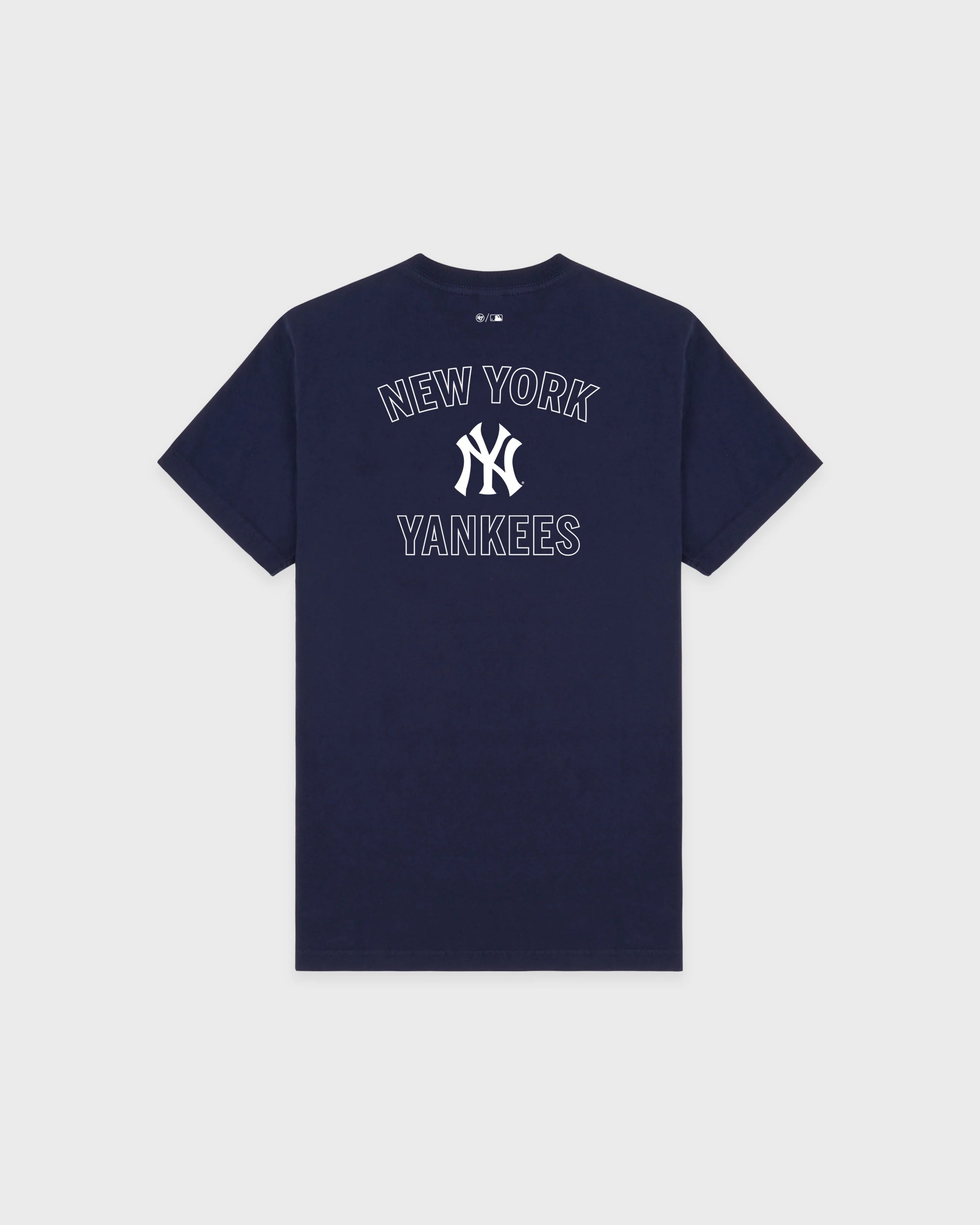 YANKEES ARCH T-SHIRT IN DARK NAVY/WHITE