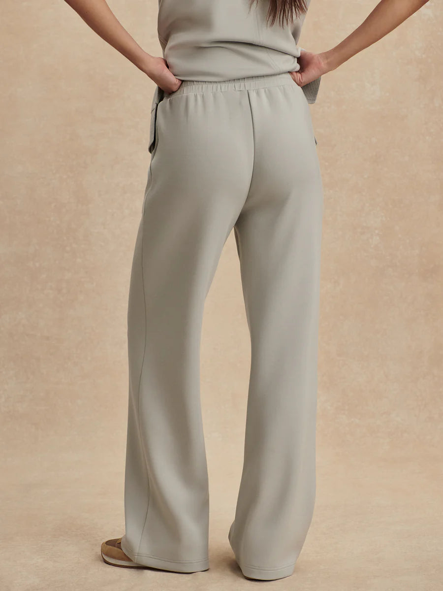 THE WIDE LEG PANT 30 IN BLUE CLAY