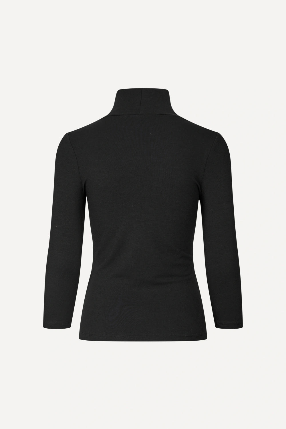 JERSEY 3/4 TURTLENECK BLACK