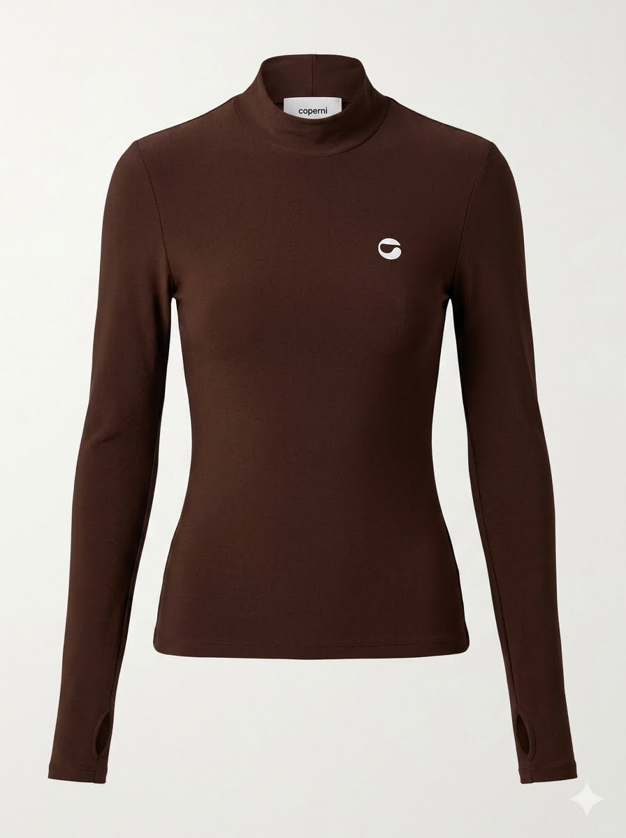 SECOND SKIN TURTLENECK BROWN