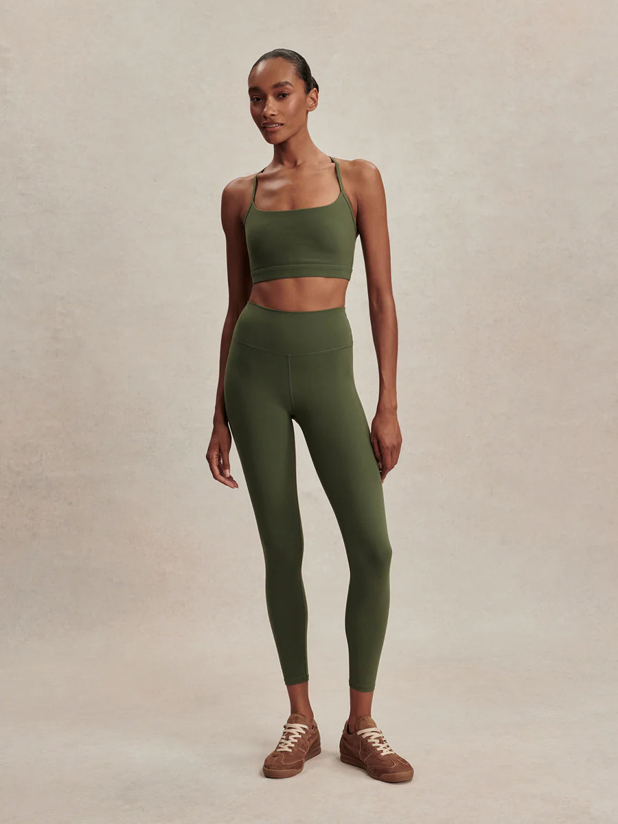 ALWAYS HIGH RISE LEGGING 25 IN THYME