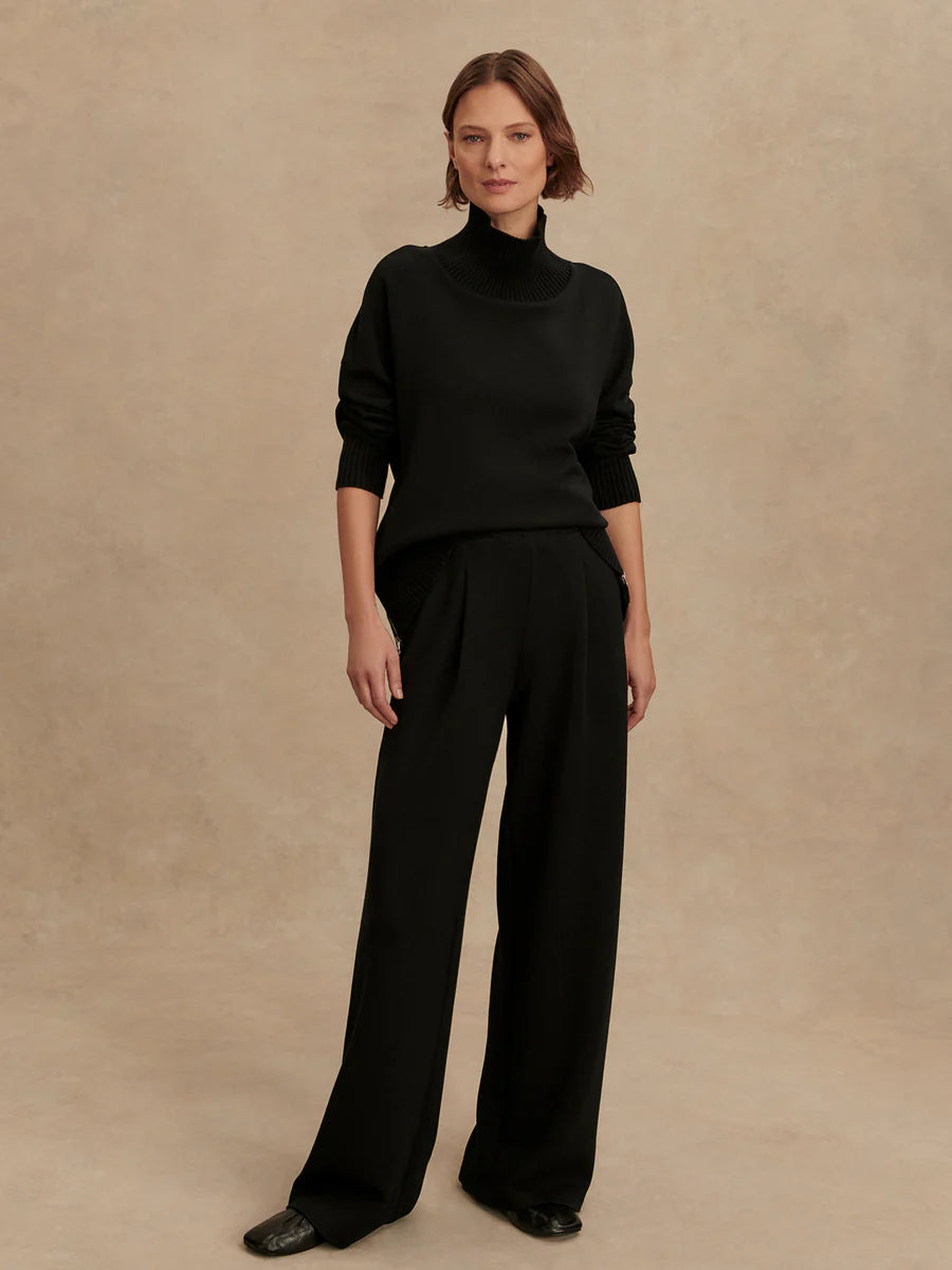 THE EXTRA WIDE LEG PANT 29.5 IN BLACK
