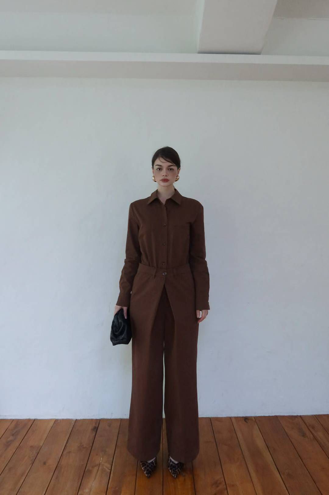 THE MARA JUMPSUIT IN BROWN