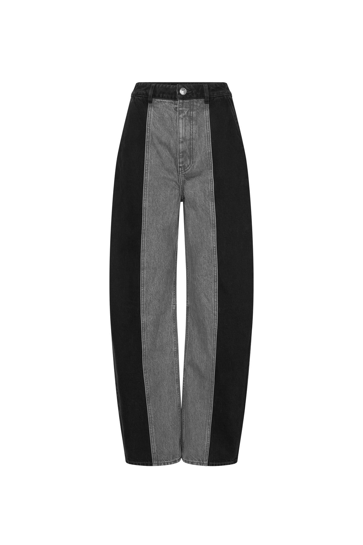 COCOON DENIM PANTS DARK GREY DENIM