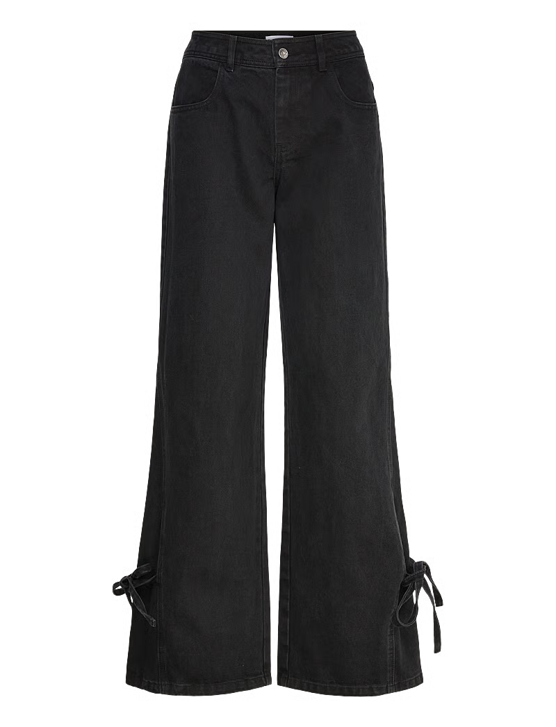 JADA BLACK DENIM RELAXED JEANS
