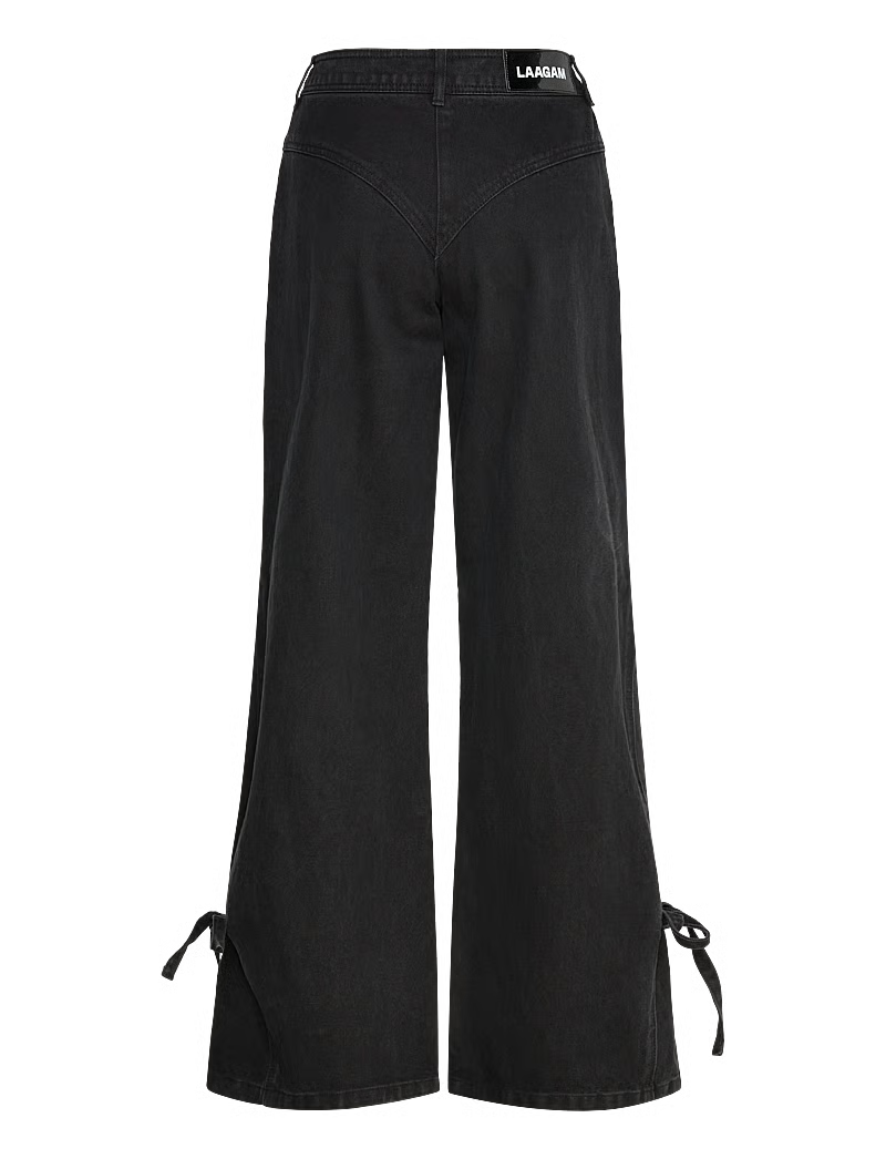 JADA BLACK DENIM RELAXED JEANS
