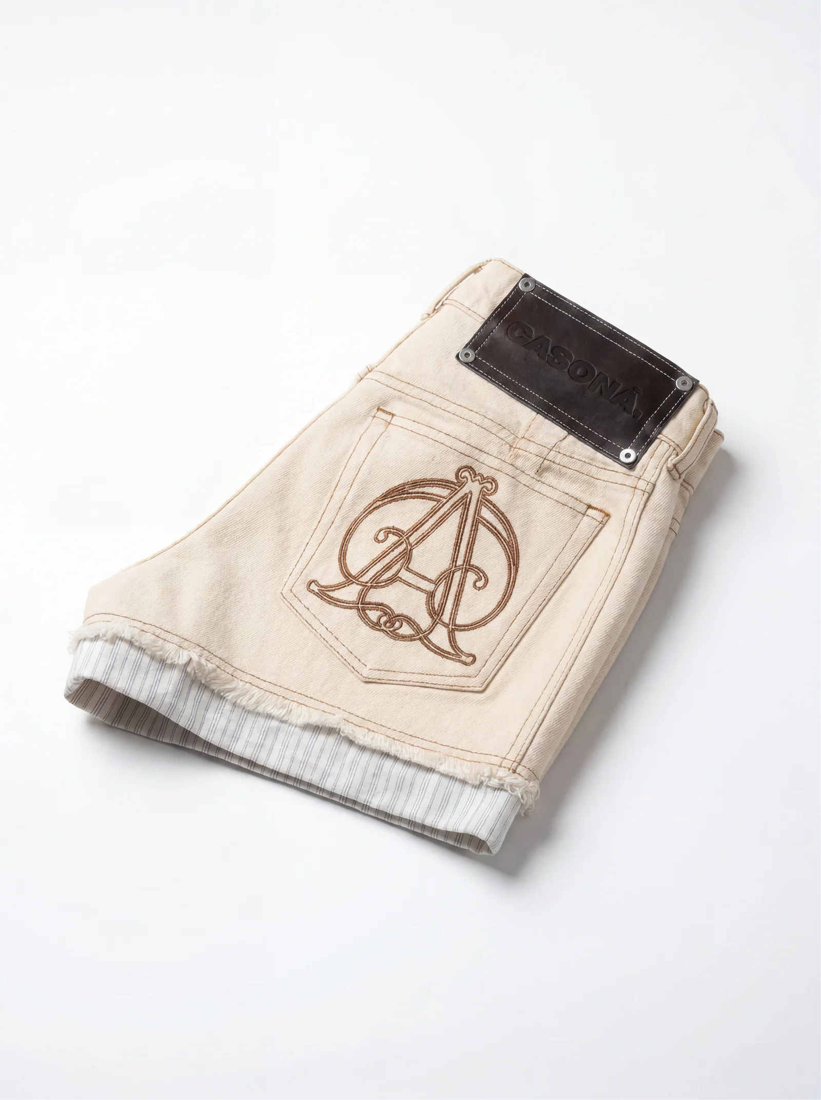 LA COSTEÑA SHORTS OFF WHITE