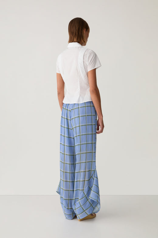 BAY BLUE SQUARED FLOW PANTS