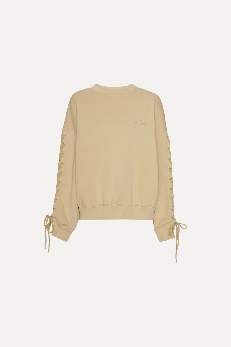 LACING CREWNECK