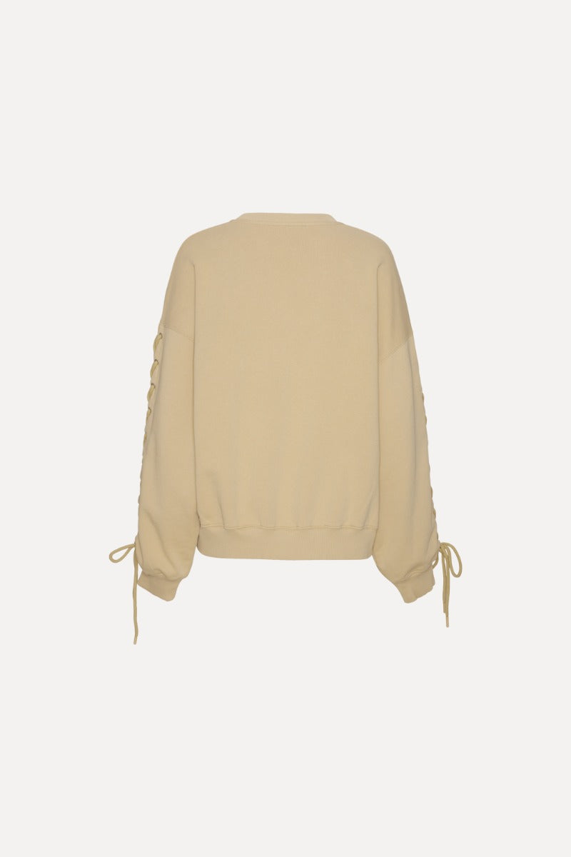 LACING CREWNECK