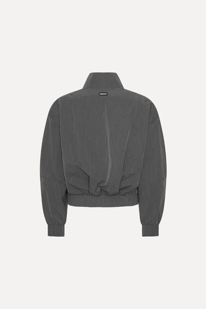 CRISPY TRACK JACKET GRAY PINSTRIPE