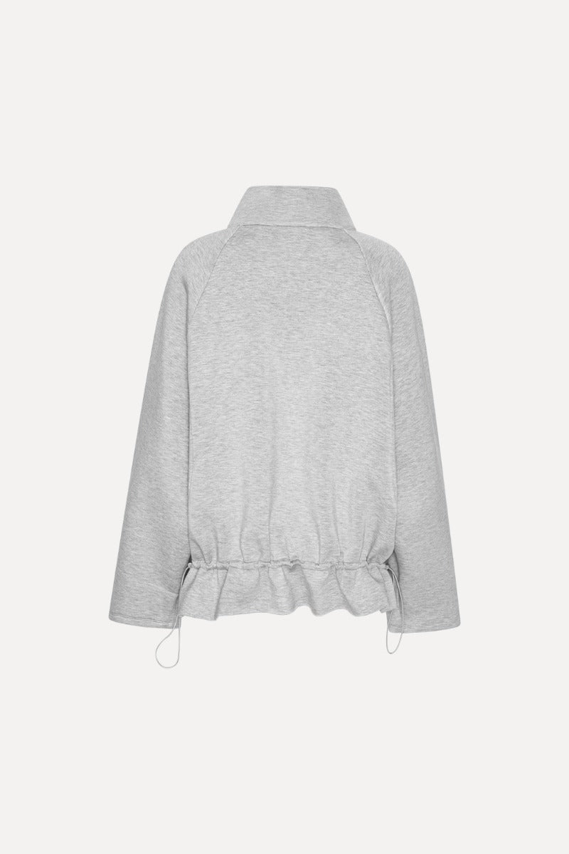 SCUBA HALF ZIP JACKET LIGHT GREY MELANGE