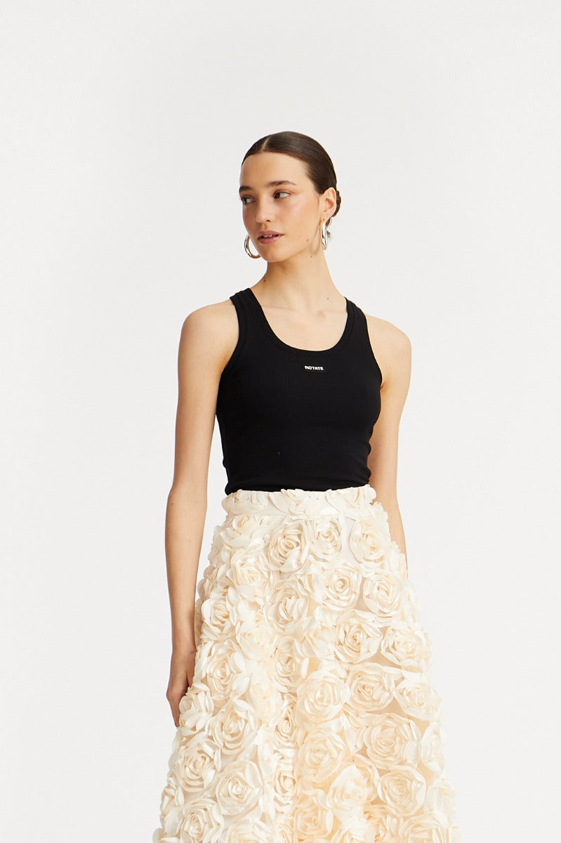 BASIC TANK TOP BLACK