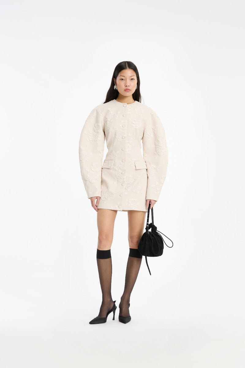 JACQUARD TAILORED DRESS RAINY DAY