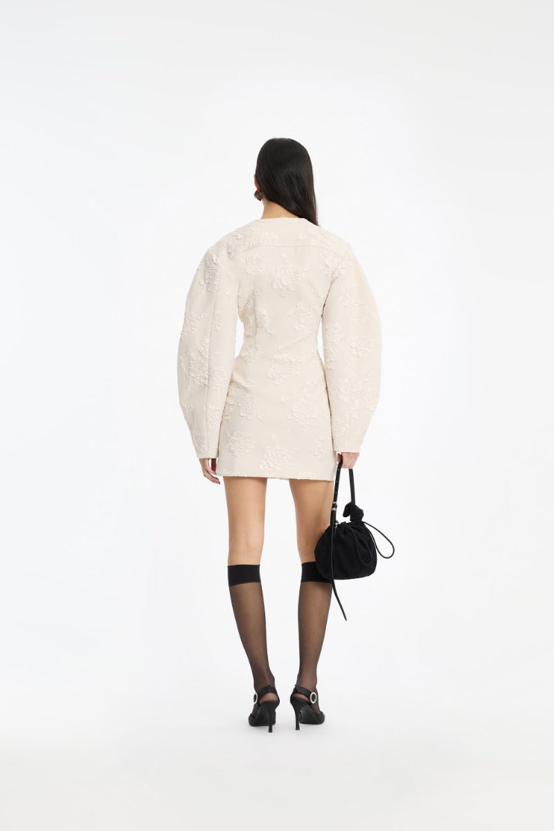 JACQUARD TAILORED DRESS RAINY DAY