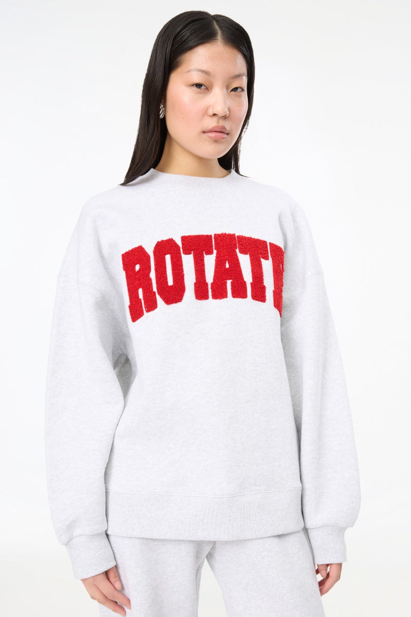 HEAVY SWEAT CREWNECK LIGHT GREY MELANGE
