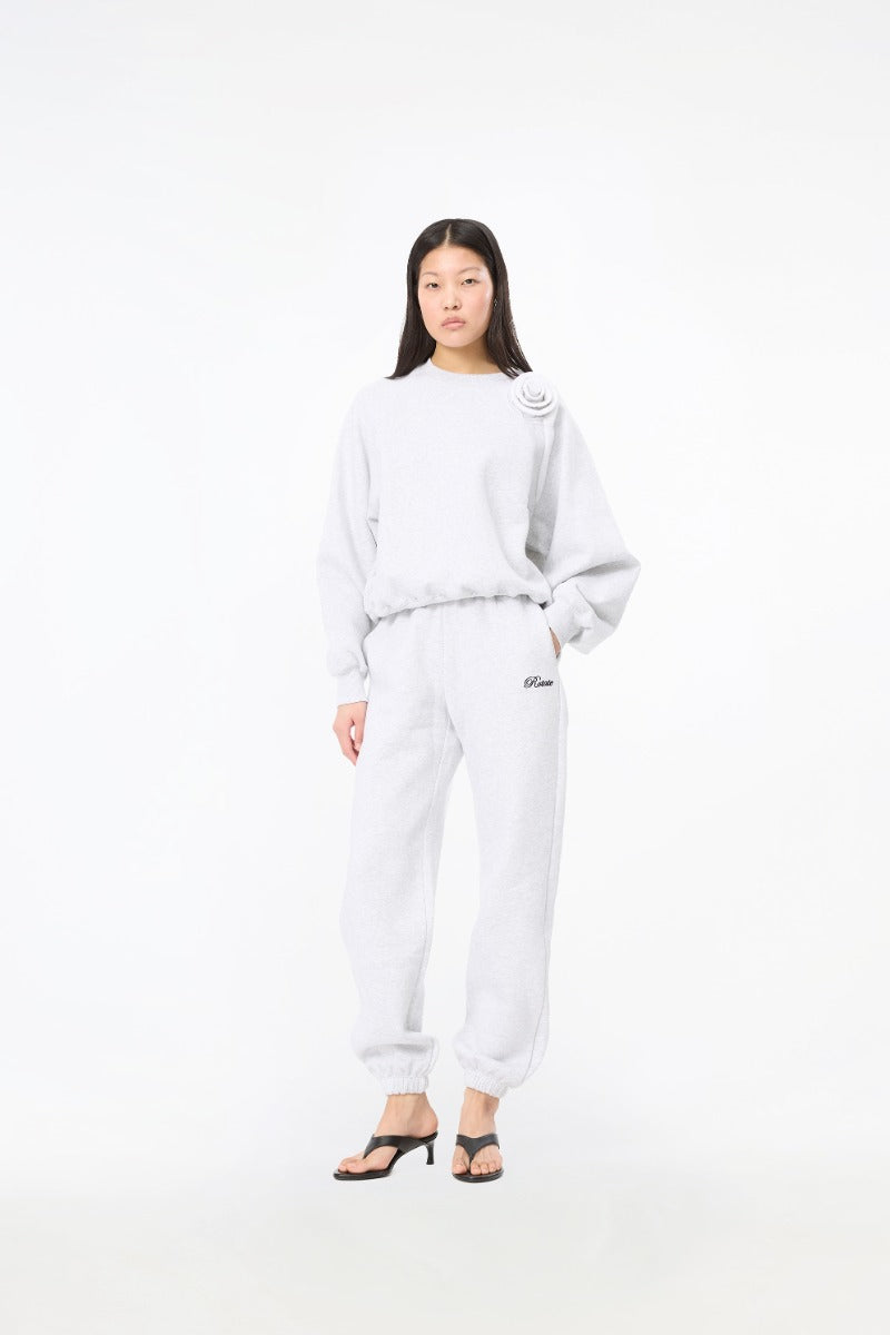 HEAVY SWEATPANTS LIGHT GREY MELANGE