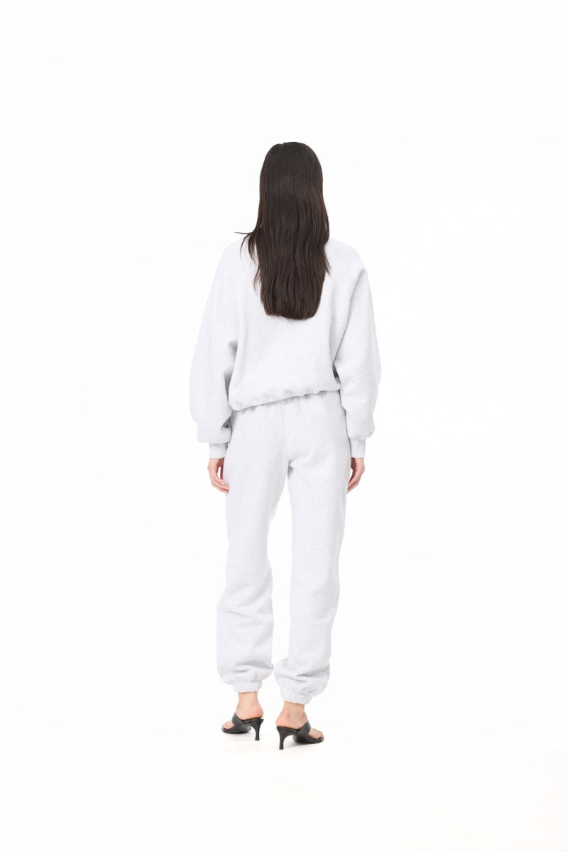 HEAVY SWEATPANTS LIGHT GREY MELANGE
