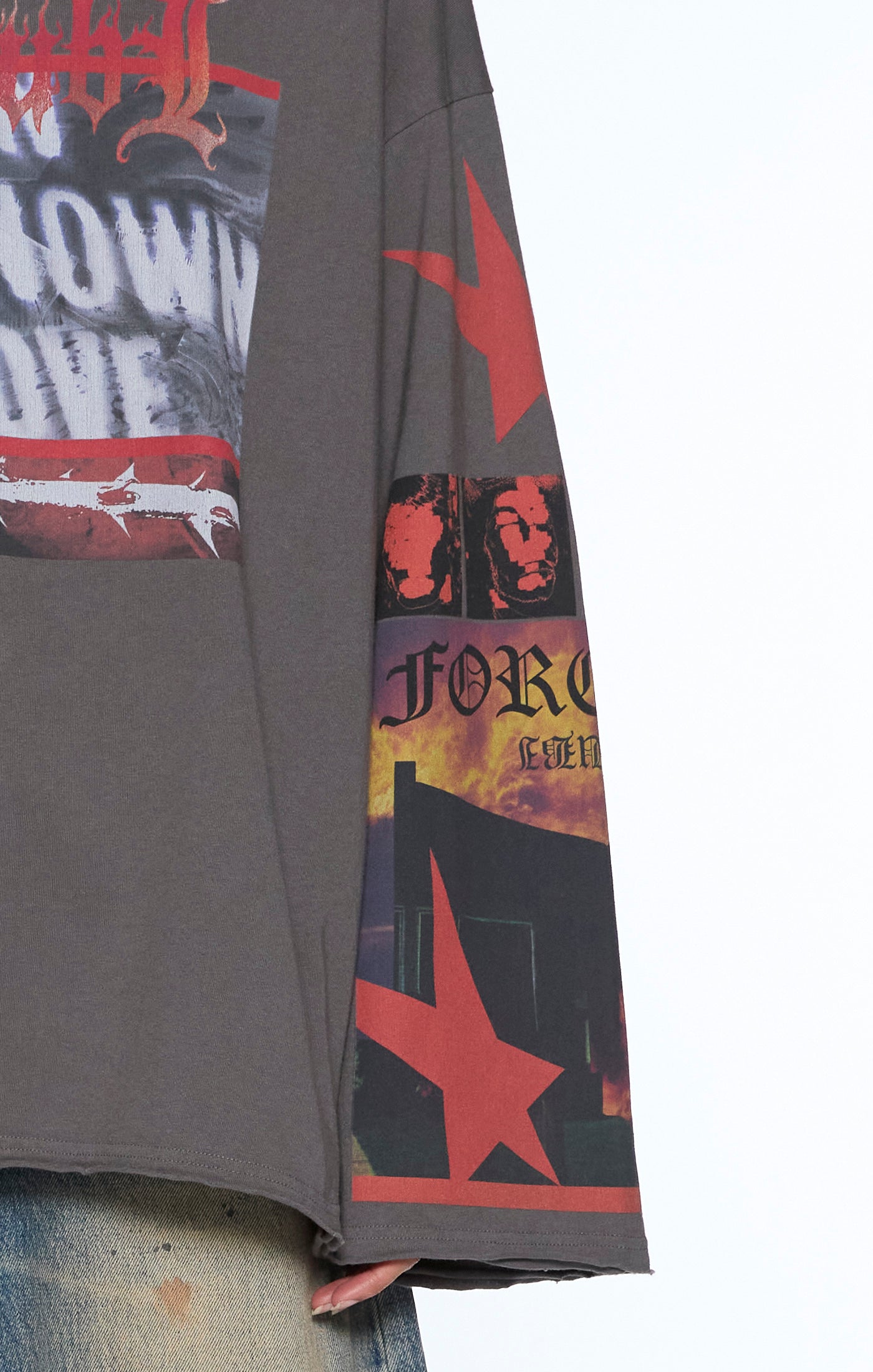 ALTAR IS BOYFRIEND TEE CHARCOAL