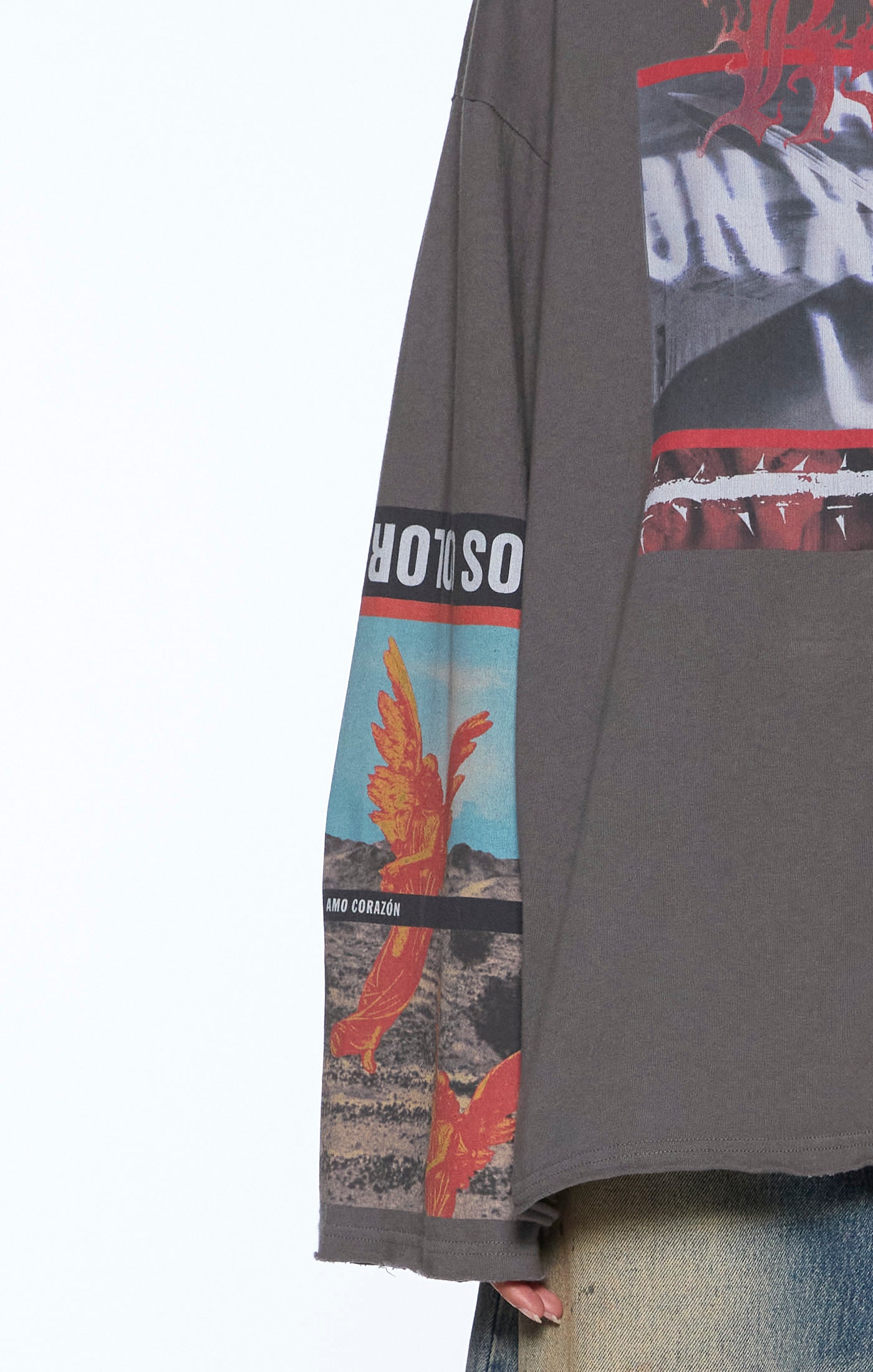 ALTAR IS BOYFRIEND TEE CHARCOAL