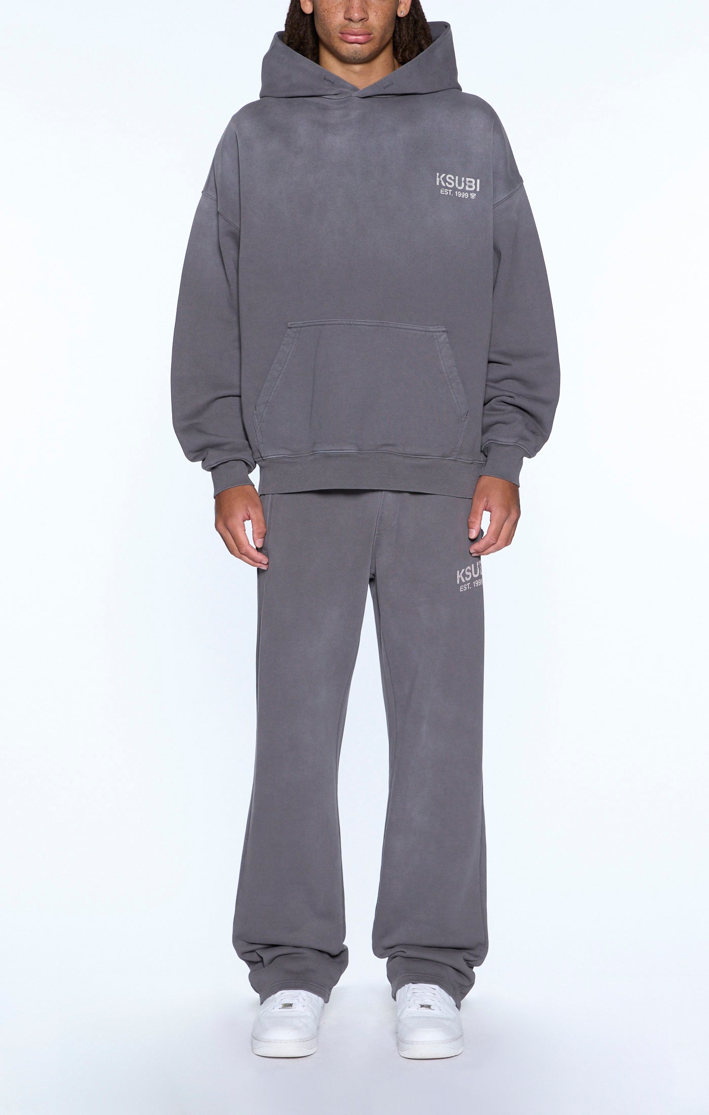 STATE SYNTHESS TRAK PANT IN CHARCOAL FADE