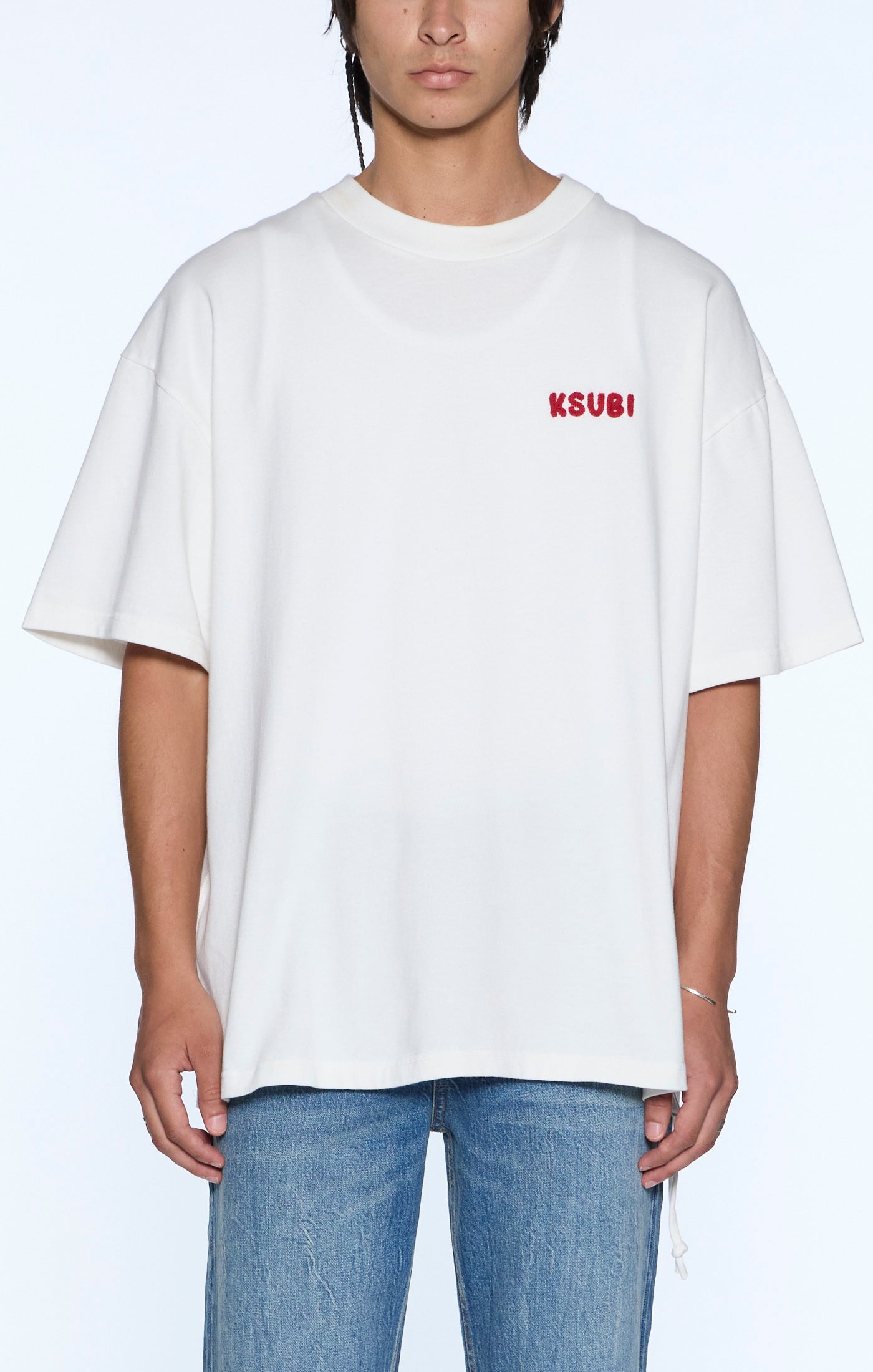 MEKANIK EKCESS SS TEE VINTAGE WHITE