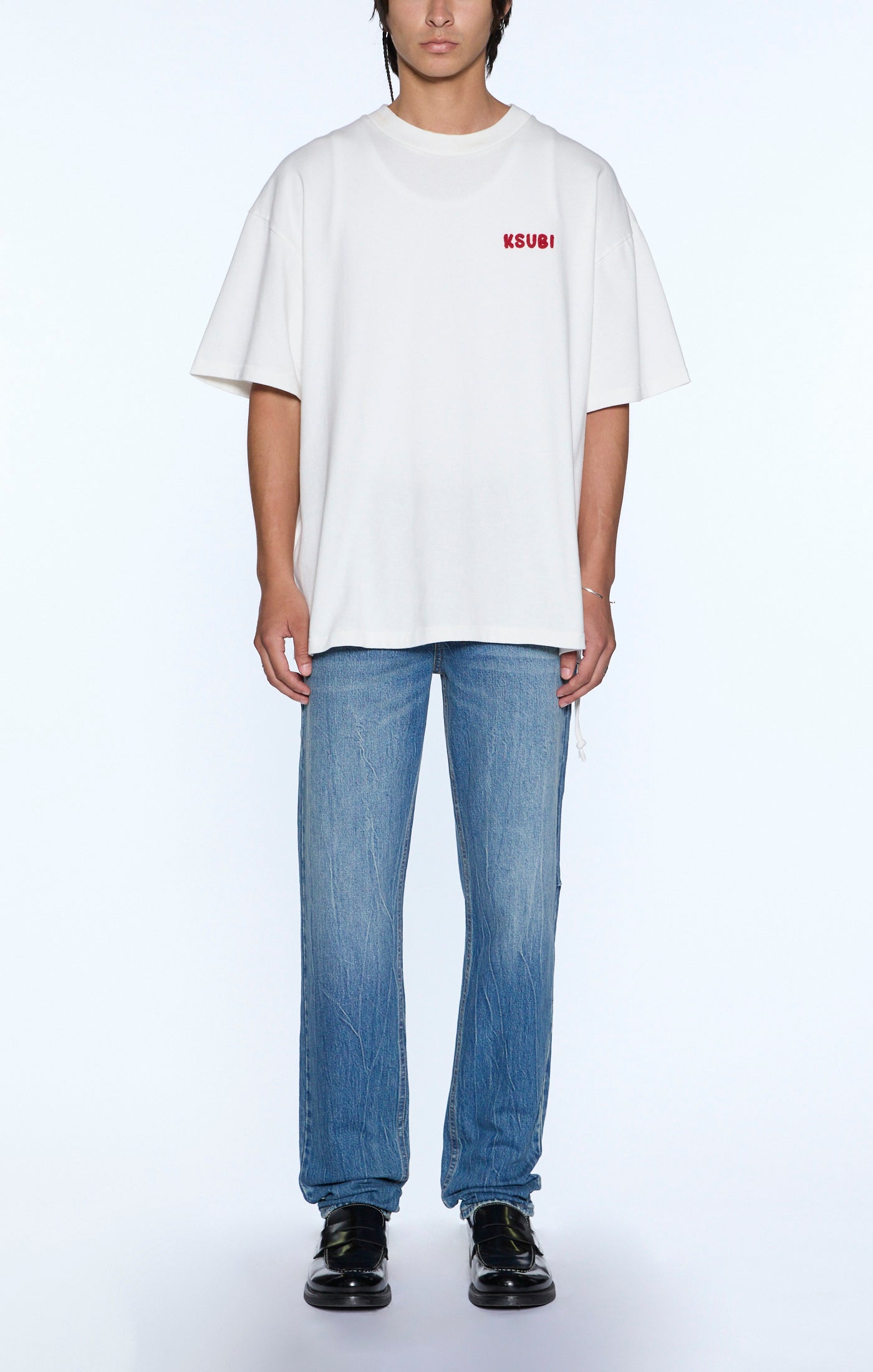 MEKANIK EKCESS SS TEE VINTAGE WHITE