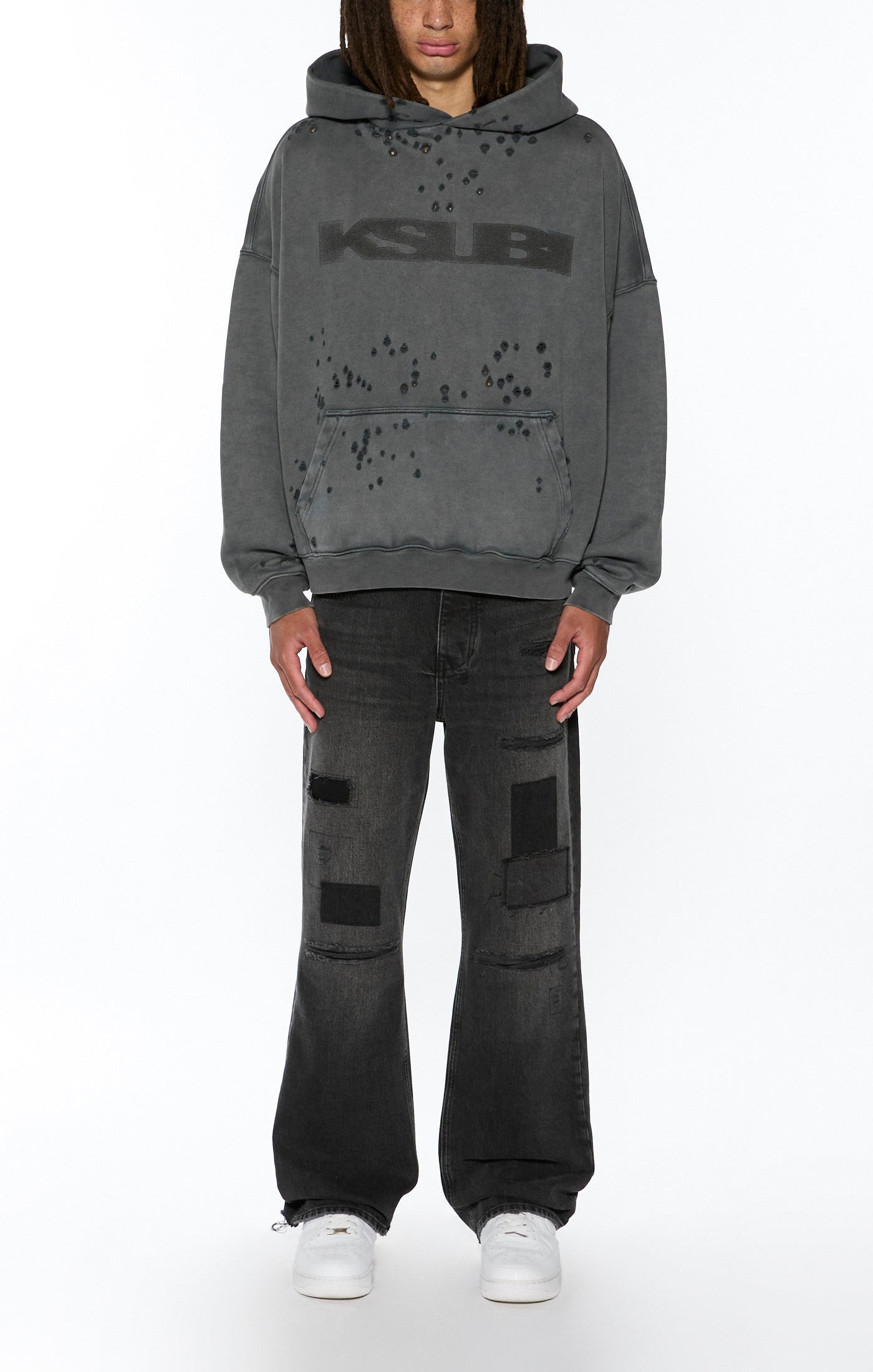 BLASTED EKCESS HOODIE RHINO