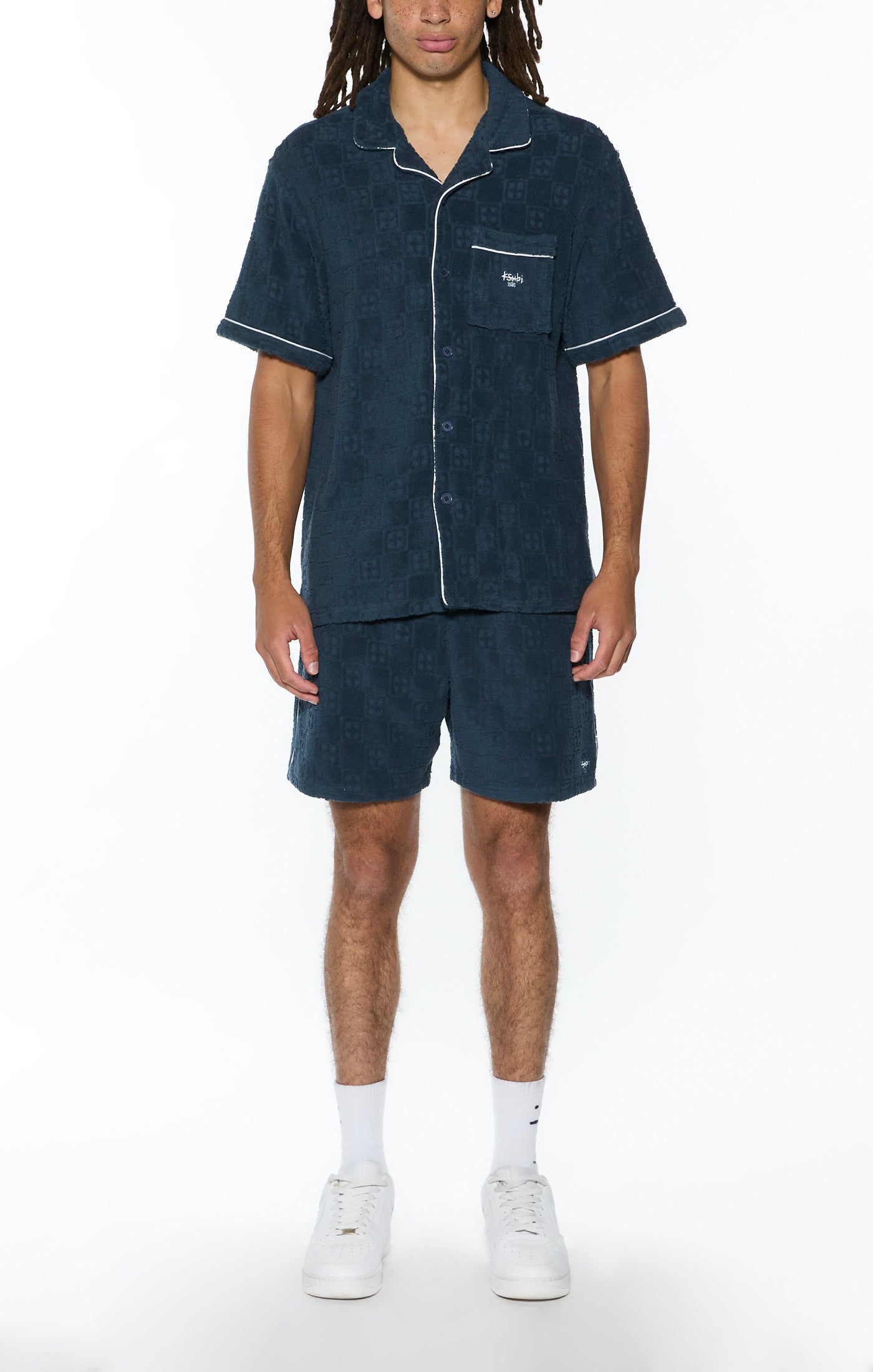 LOUNGE SS RESORT SHIRT NAVY