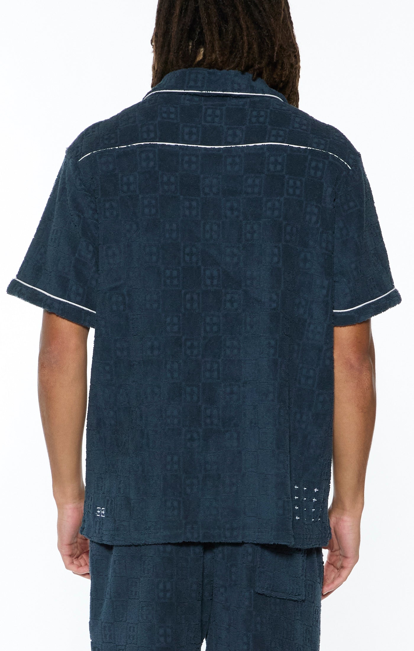 LOUNGE SS RESORT SHIRT NAVY