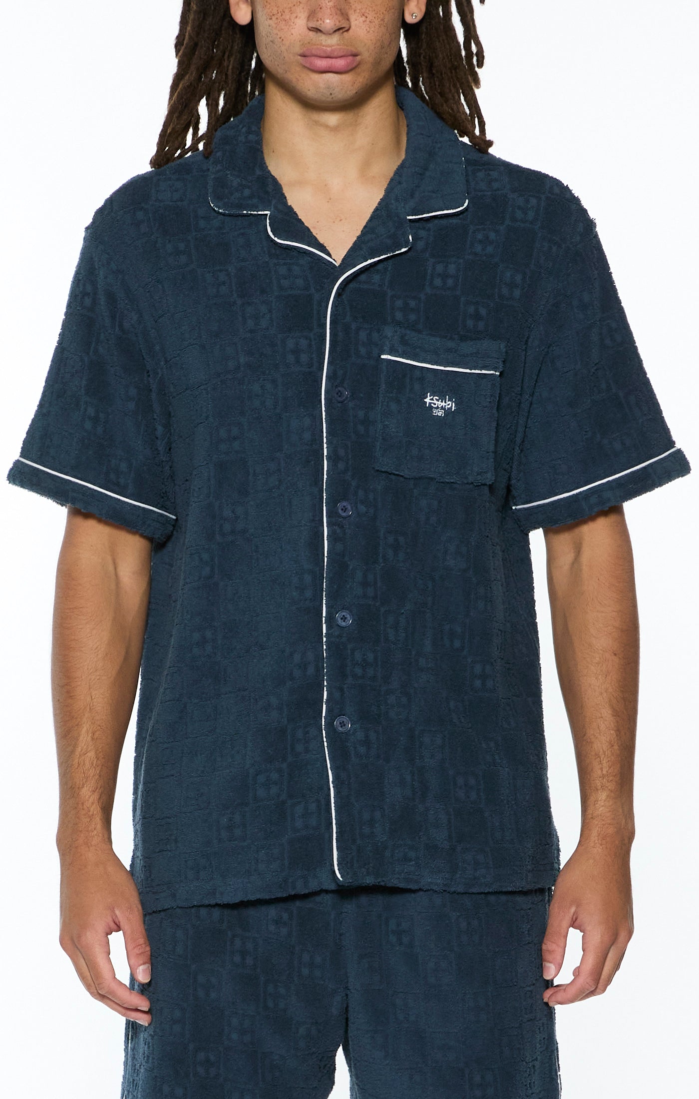 LOUNGE SS RESORT SHIRT NAVY