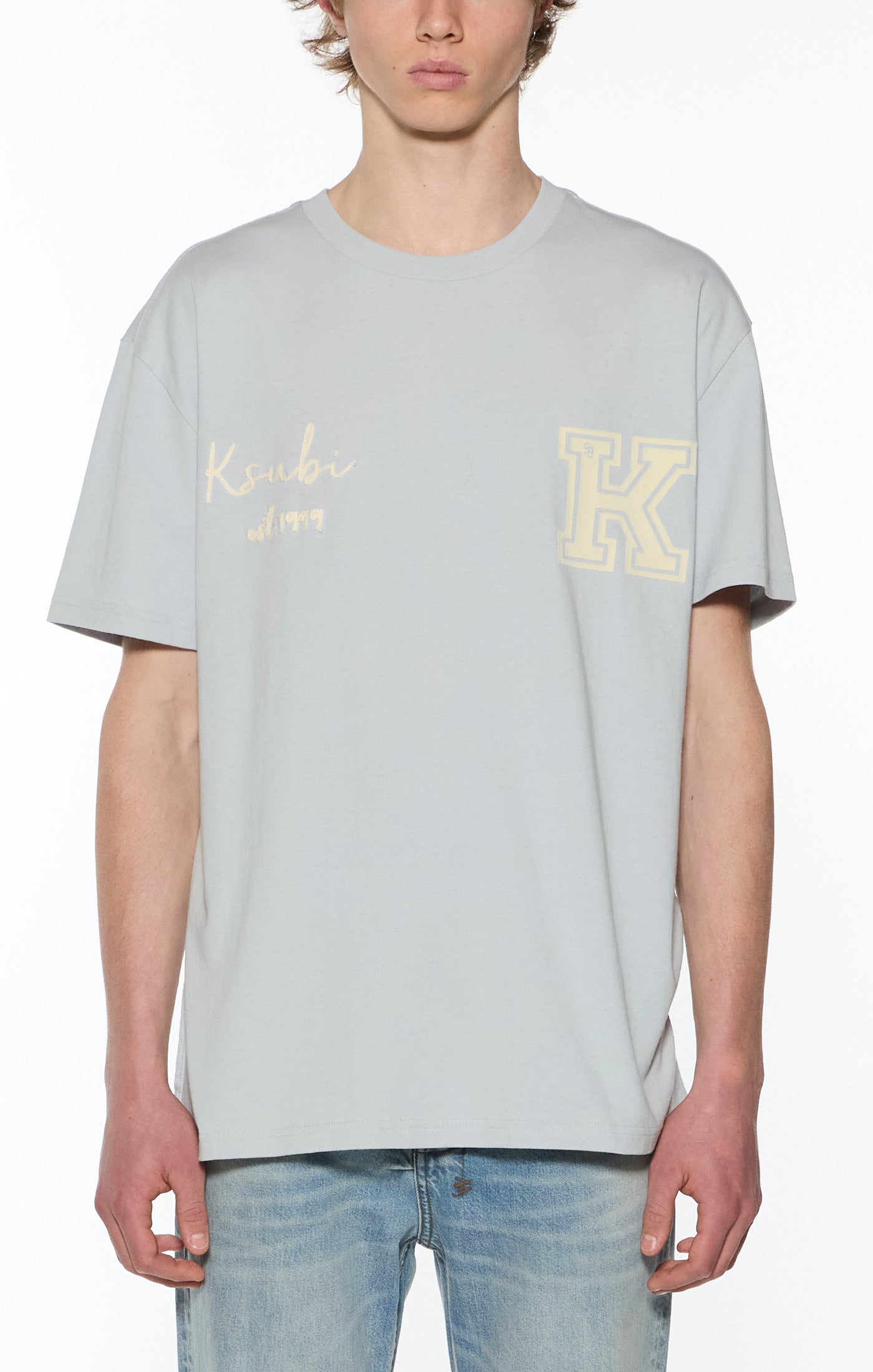 SALUD BIGGIE SS TEE BLUE MIST