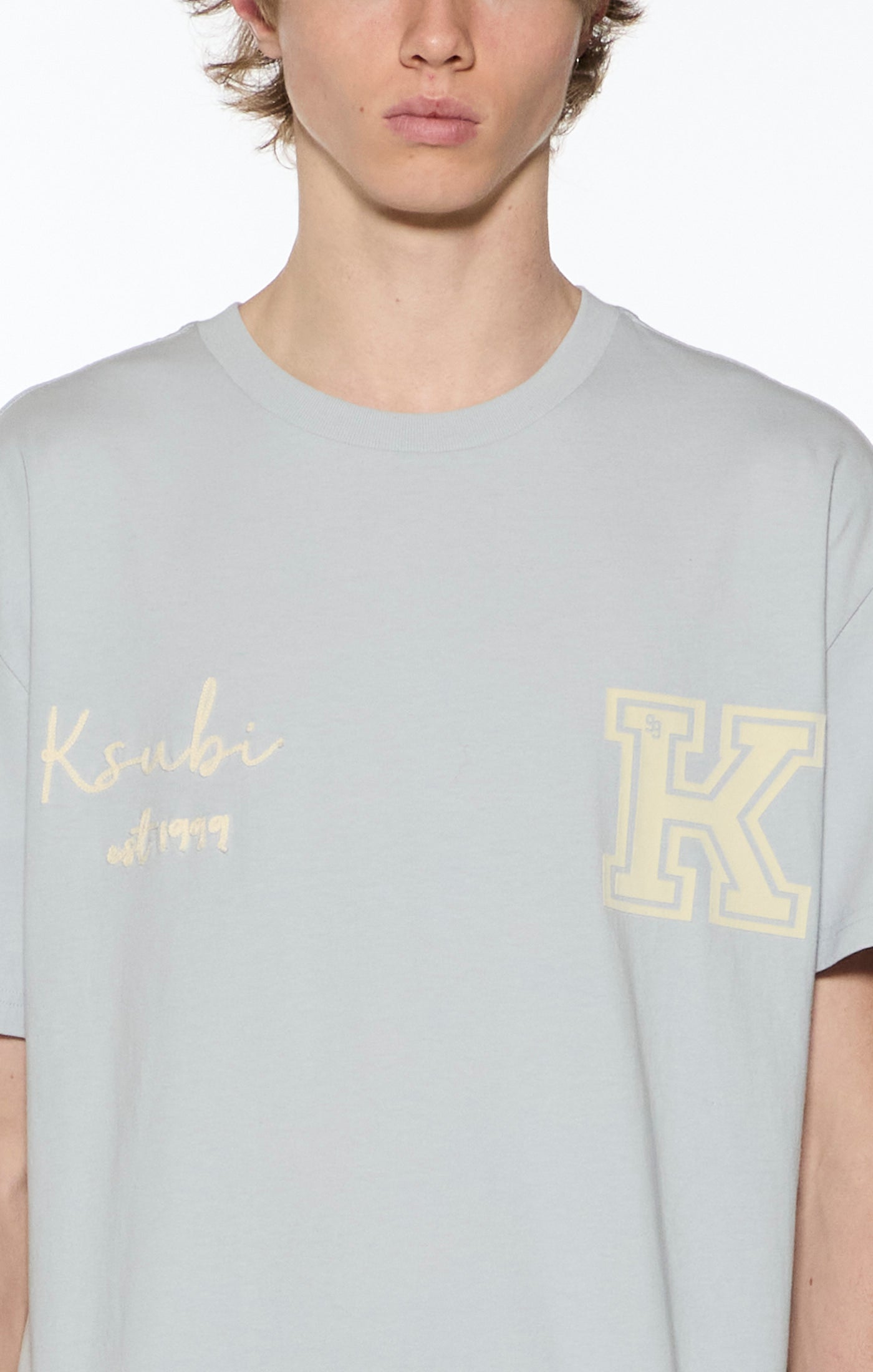 SALUD BIGGIE SS TEE BLUE MIST