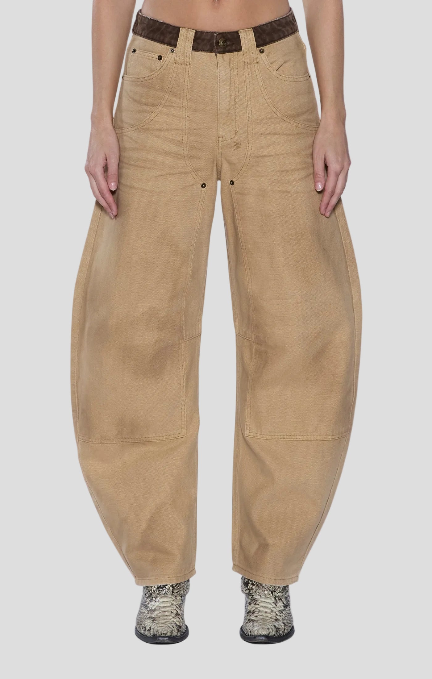 BARREL JEAN CARPENTER SIERRA TAN
