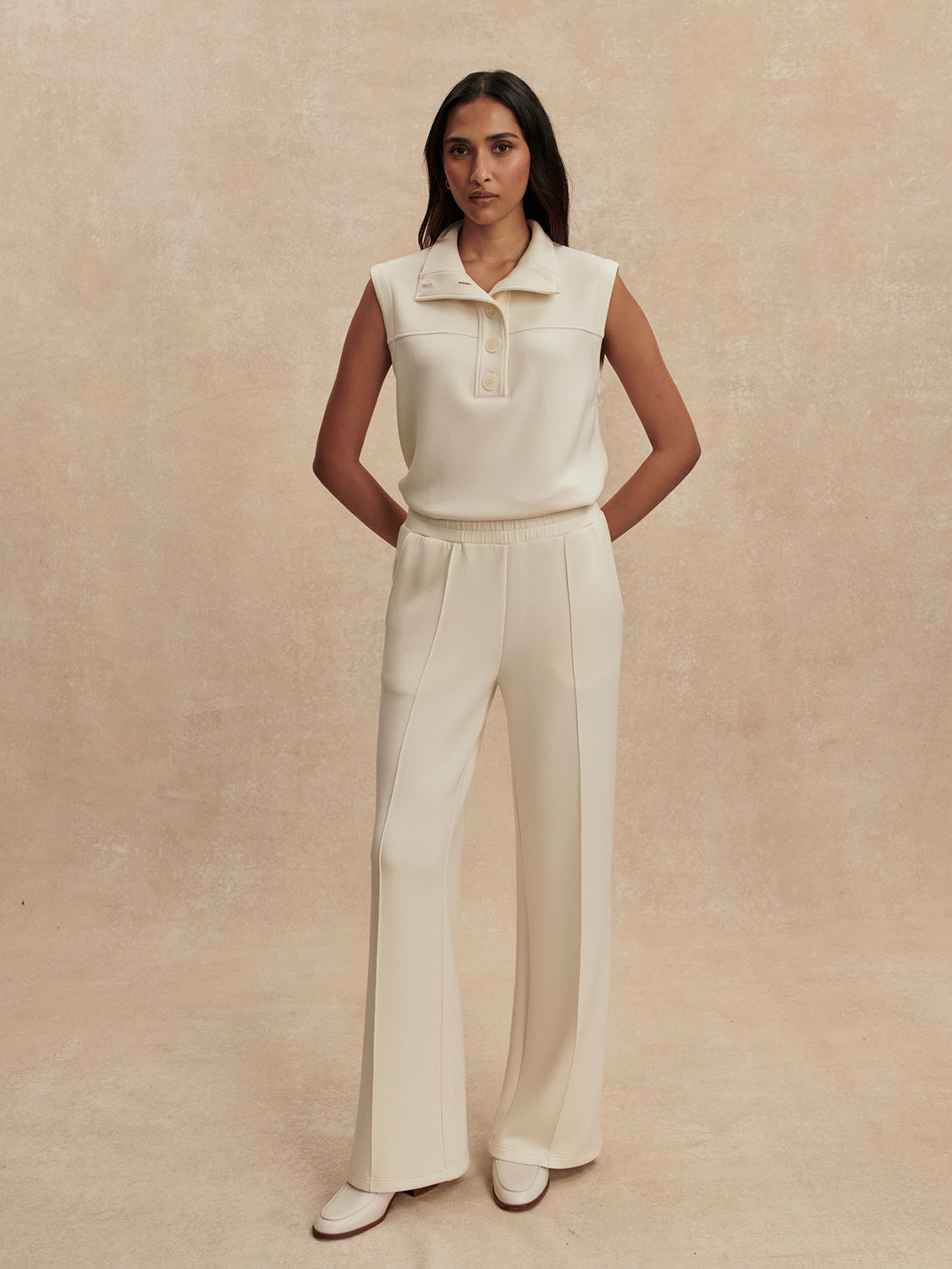 WIDE LEG PANT IN PRISTINE
