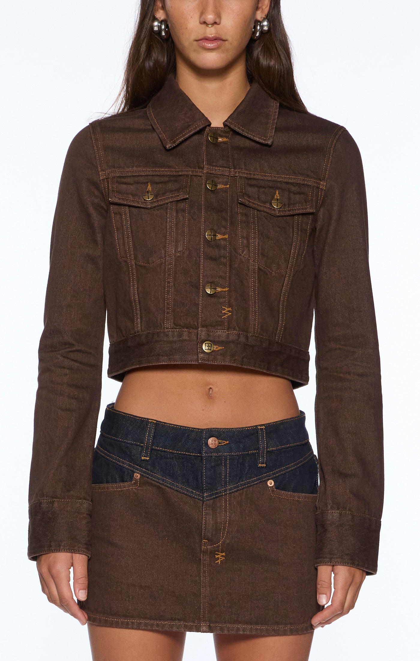SLIM TRUCKER SADDLE BROWN