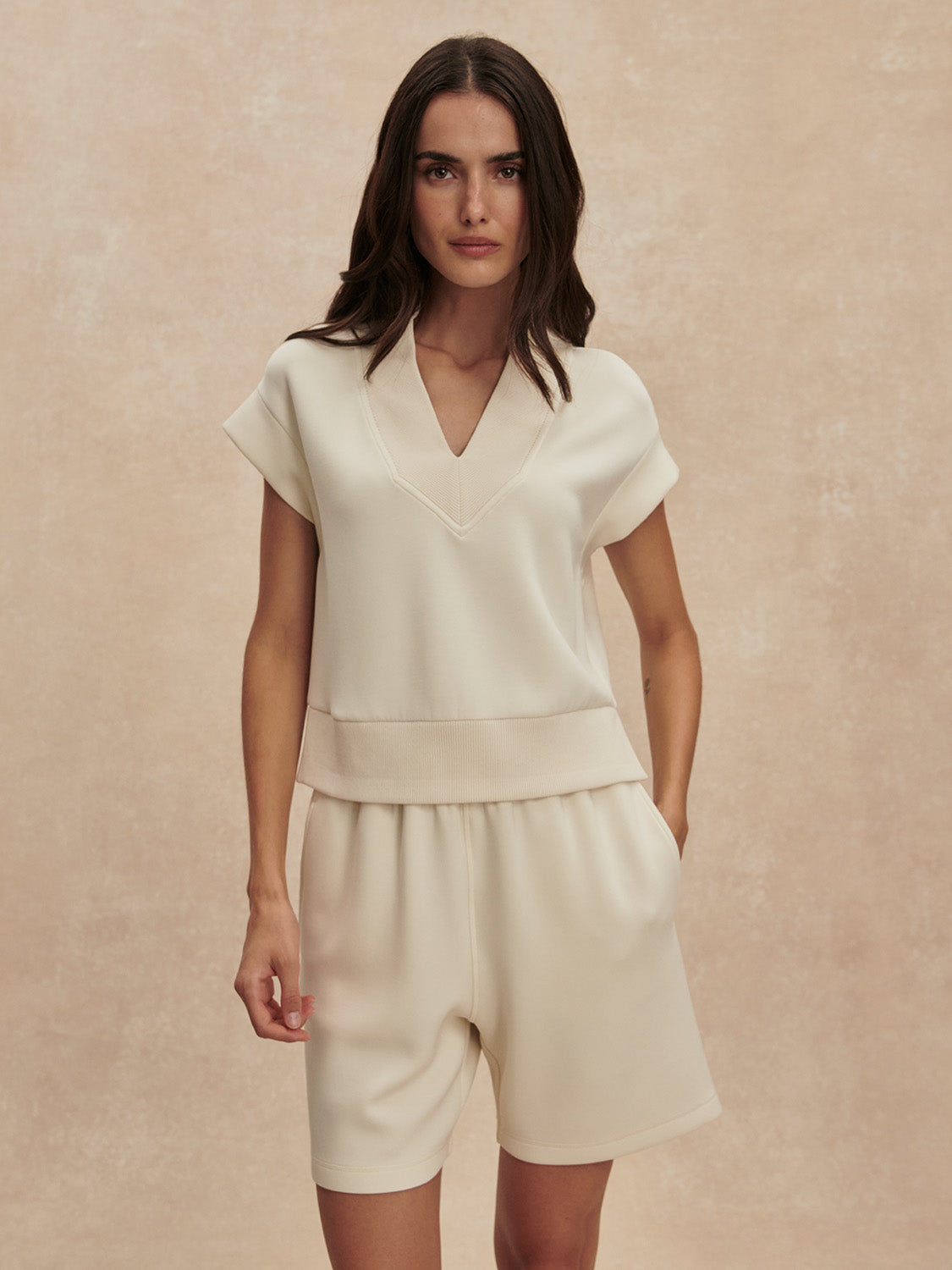 GRACE V NECK TANK IN PRISTINE