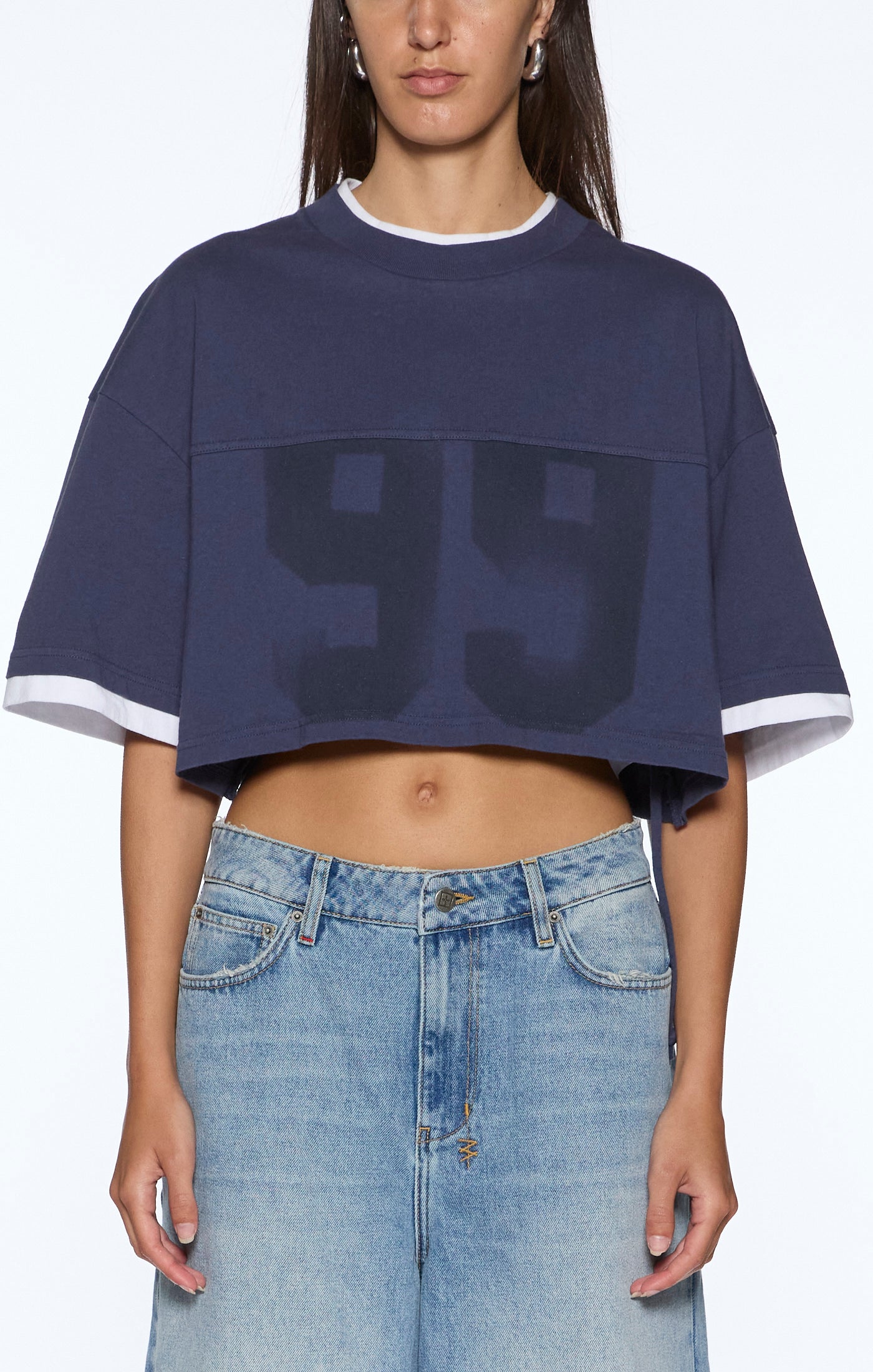 99 BOYFRIEND CROPPED SS TEE