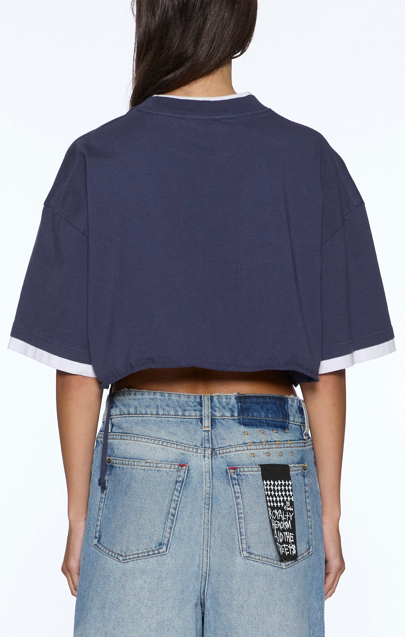 99 BOYFRIEND CROPPED SS TEE