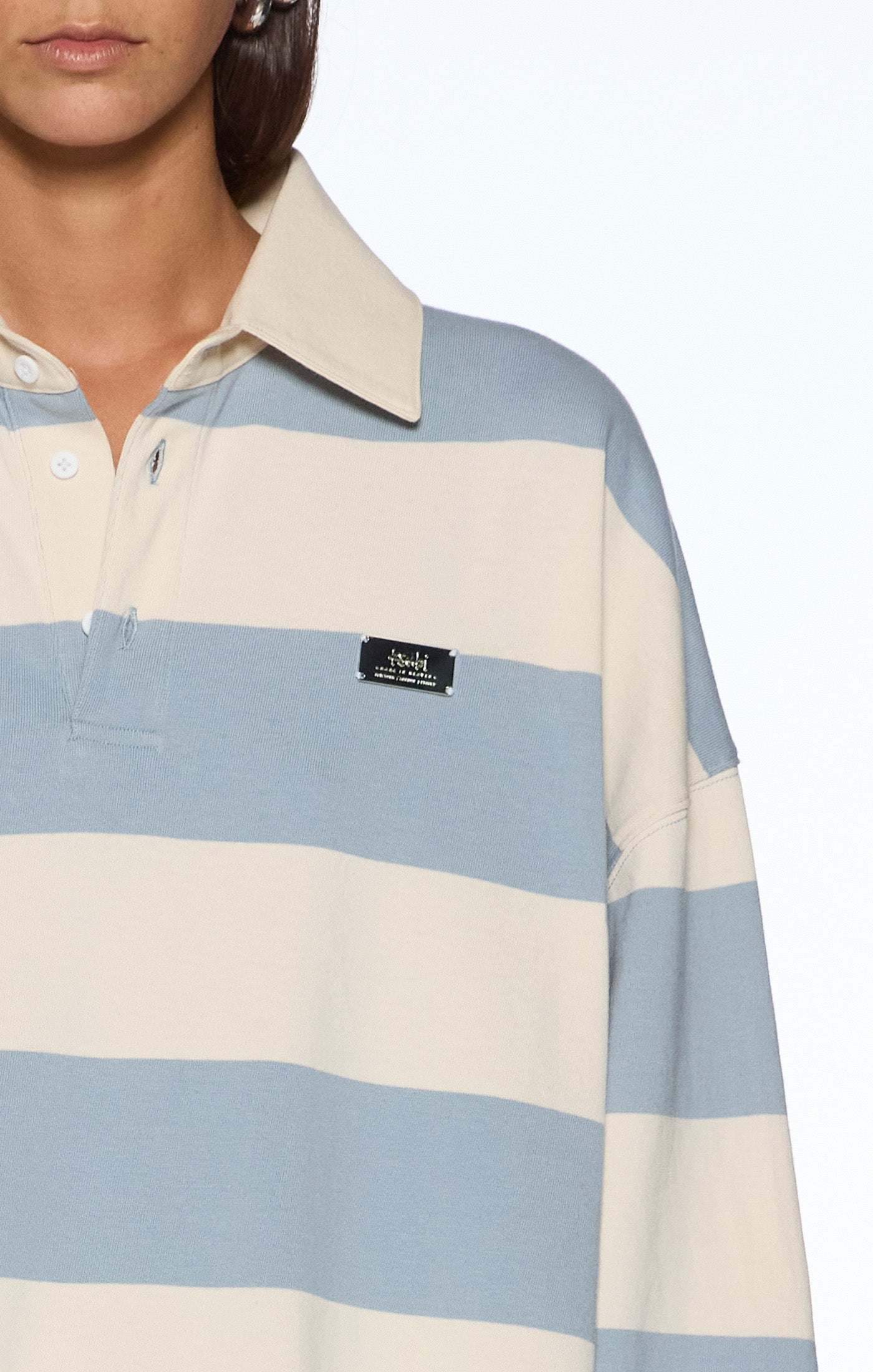 RUGGED RUGBY JERSEY BLUE STEEL BONE